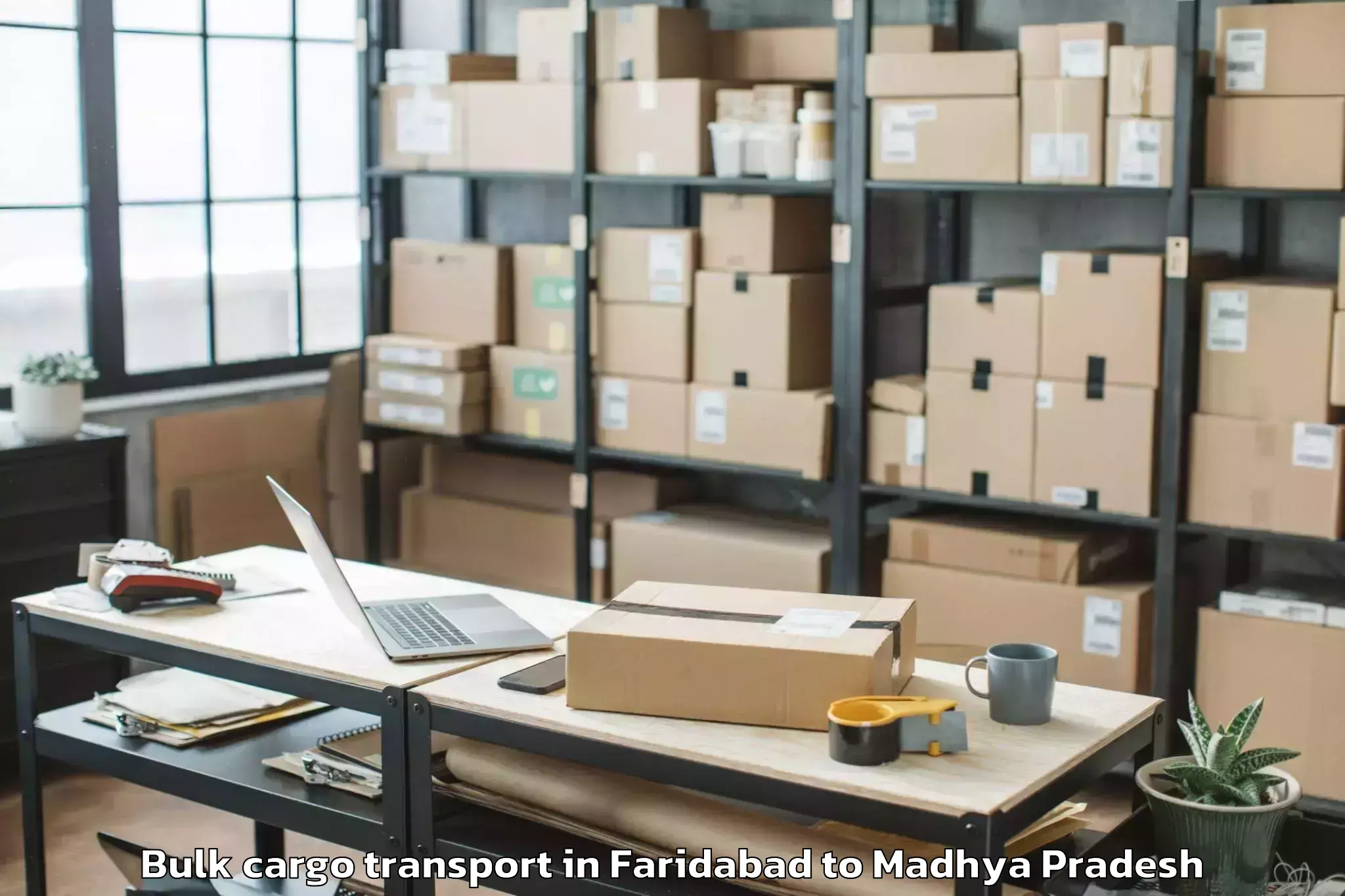 Trusted Faridabad to Petlawad Bulk Cargo Transport